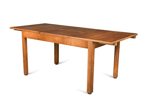 Lot 215 - A Heal's Art Deco walnut extending dining table