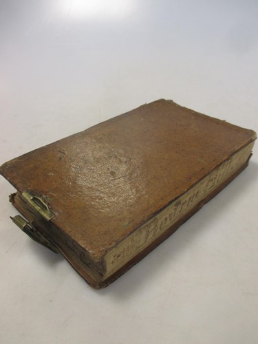 Lot 119A - A 19th century leather bound pocket and...