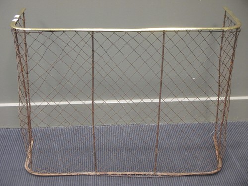 Lot 451 - A nursery fire guard 69cm high and 92cm wide