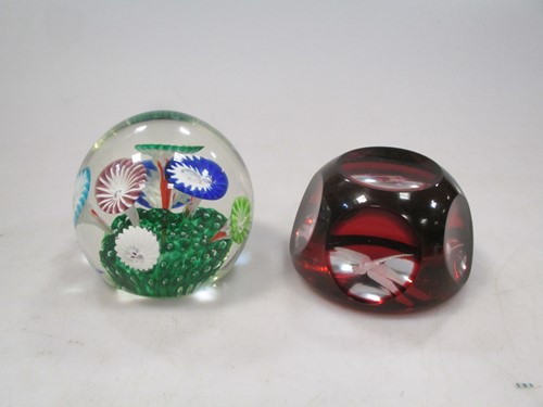 Lot 66 - Two paper weights