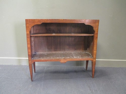 Lot 405 - A 19th century continental walnut open...