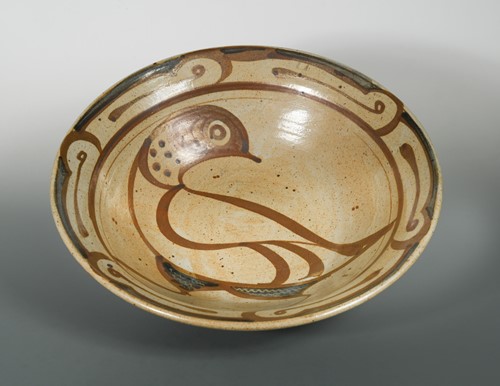 Lot 71 - Svend Bayer (born 1946), a large stoneware bowl