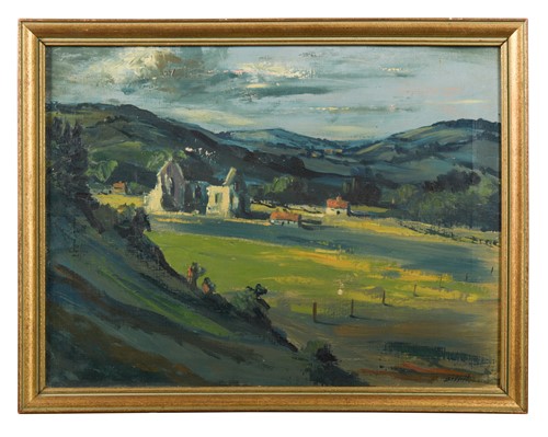 Lot 455 - George Bissill (British 1896-1973), Abbey...