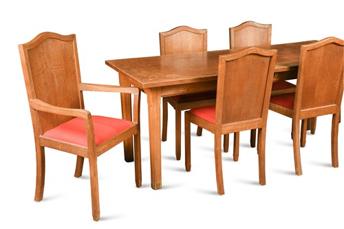 Lot 183 - Paul Matt for Brynmawr, a set of six oak dining chairs