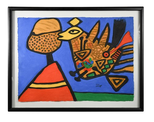 Lot 498 - Guillaume Corneille (Dutch 1922-2010)