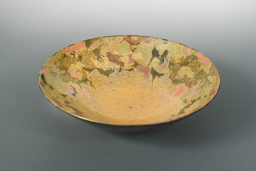 Lot 81 - Sutton Taylor (British, born 1943), a large flaring earthenware bowl