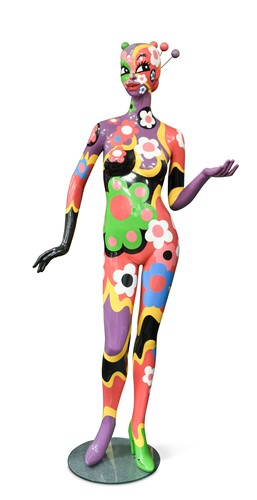 Lot 119 - Alfredo Lopez (Bolivian, born 1964), a painted and varnished mannequin