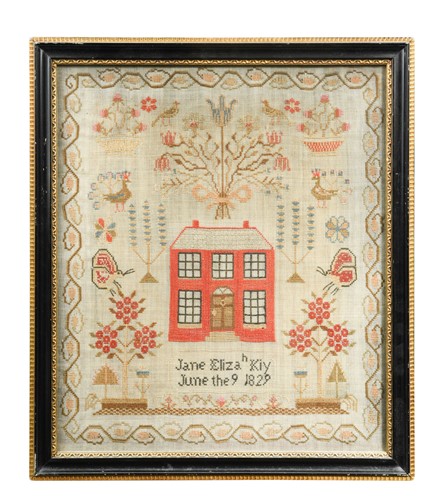 Lot 772 - A George IV needlework sampler