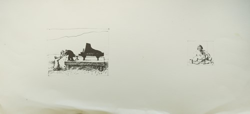 Lot 76 - A folio of various unframed prints, including works by