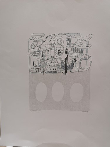 Lot 88 - A folio of various unframed prints, to include works by