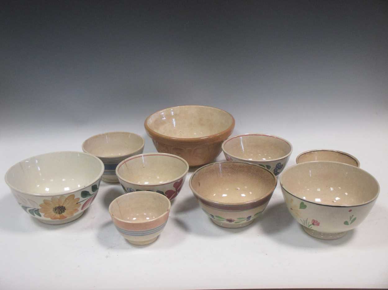 Lot 16 - A quantity of stoneware pots and bottles and a...