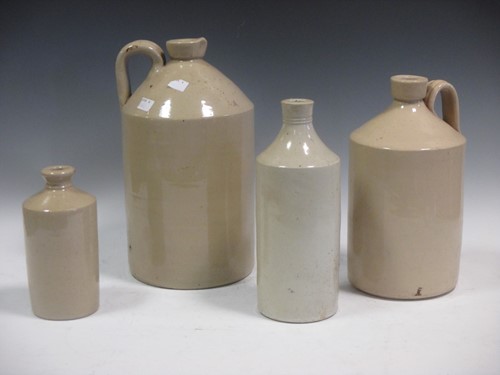 Lot 16 - A quantity of stoneware pots and bottles and a...