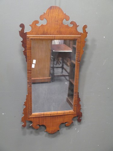Lot 396 - A Vauxhall type wall mirror and an ornamental...