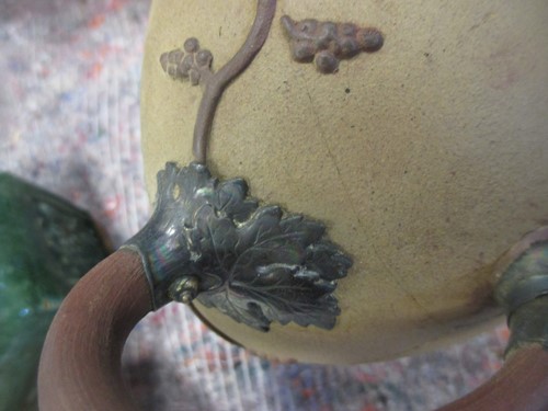 Lot 152 - Three Chinese yixing type teapots, another of...