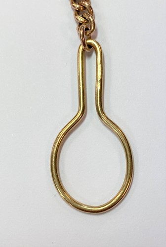 Lot 288 - A 9ct rose gold watch chain