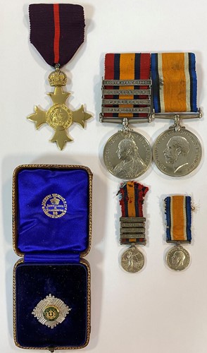 Lot 209 - A medal set belonging to Major William Sullivan Gosling with two additions