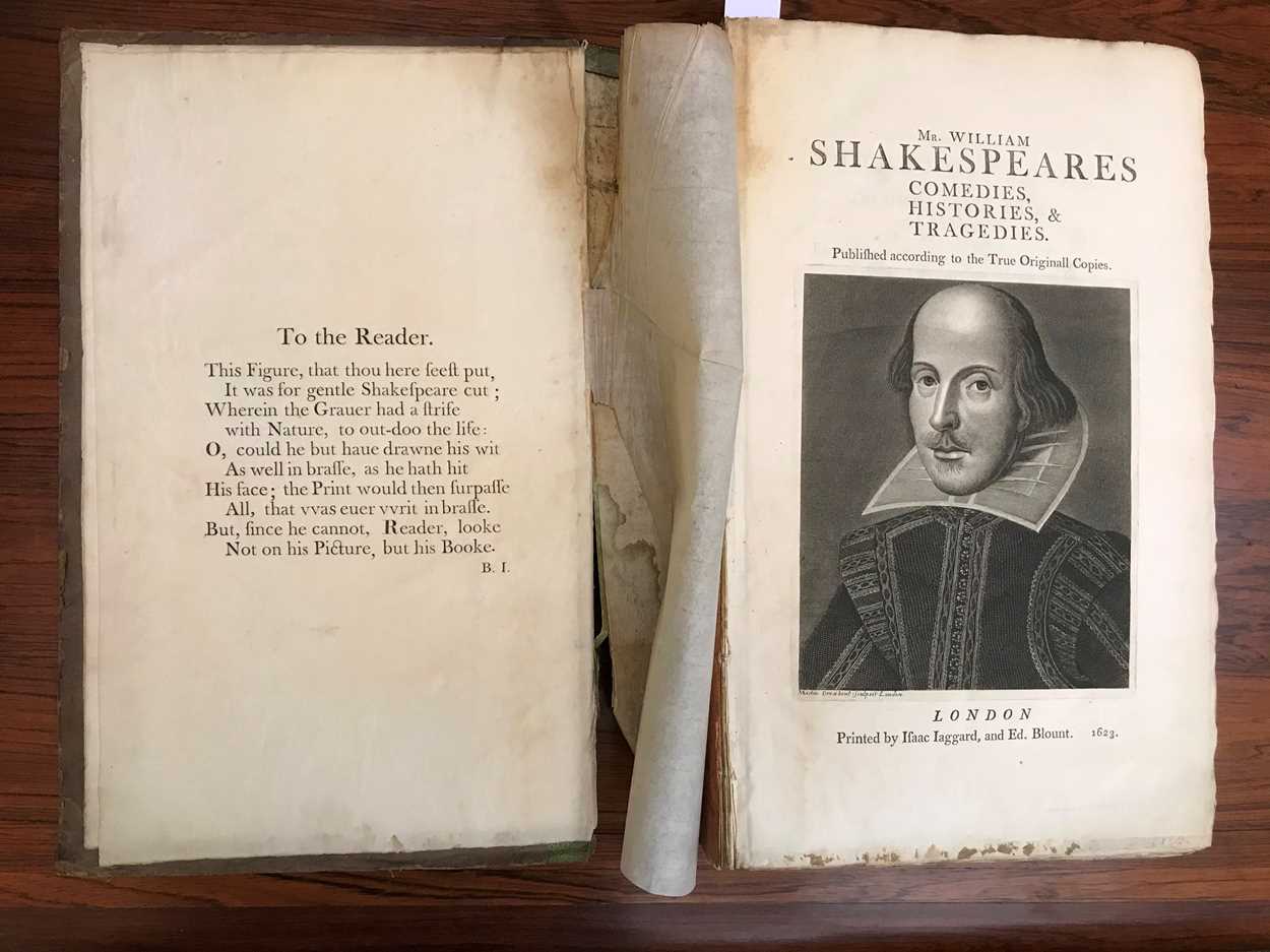 Lot 161 - SHAKESPEARE. First folio in facsimile.
