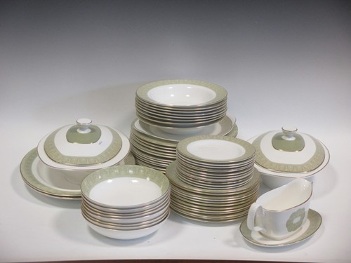 Lot 60 - A Royal Doulton Sonnett dinner service