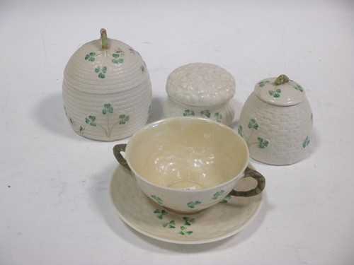 Lot 50 - A collection of Belleek together with...