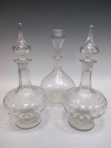 Lot 48 - A Venetian style decanter and stopper and a...