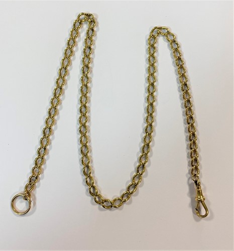 Lot 275 - A heavyweight watch chain