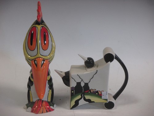 Lot 1 - A Lorna Bailey styalised model of a bird and a...