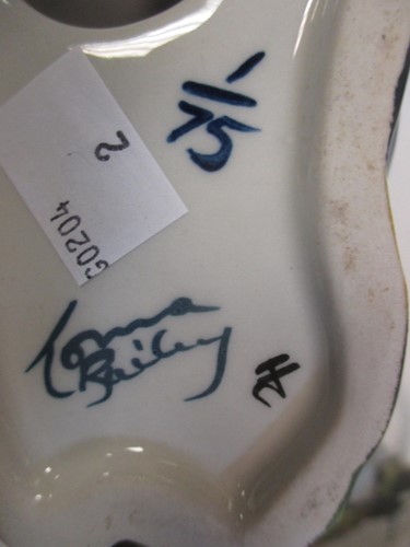 Lot 1 - A Lorna Bailey styalised model of a bird and a...