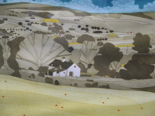 Lot 366 - John Brunsden aquatint of a landscape