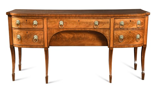 Lot 936 - A late Regency mahogany sideboard