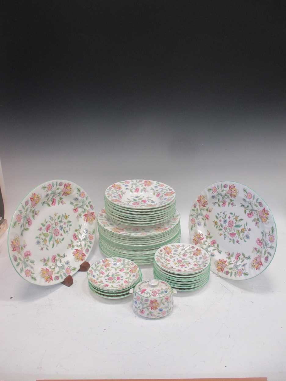 Lot 167 - A Minton 'Haddon Hall' pattern service,