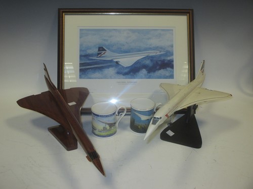 Lot 172 - Three Concorde silver commemorative medallions...