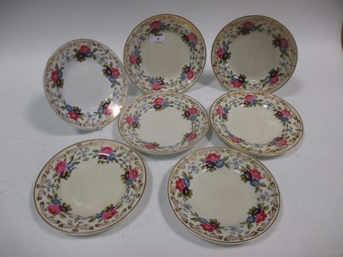 Lot 9 - 7 Derby plates c1805 (7)
