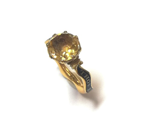 Lot 42 - An 18th Century personalized memorial ring