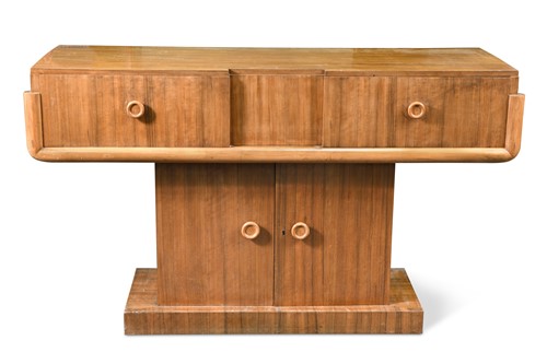 Lot 169 - An Art Deco walnut sideboard