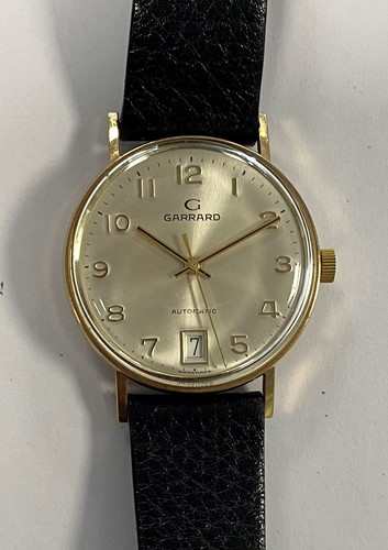 Lot 306 - Garrard - A gentleman's 9ct gold wristwatch