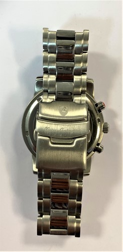 Lot 321 - Tonino Lamborghini - A gentleman's stainless steel chronograph wristwatch with diamond bezel