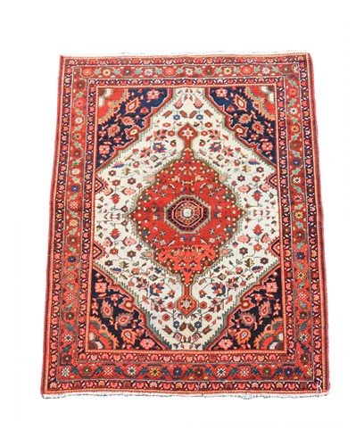 Lot 961 - Two similar Sarouk-Feraghan rugs