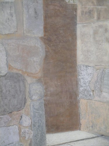 Lot 560 - A pastel or gouache picture of a doorway