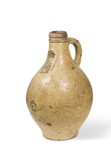 Lot 43 - A stoneware Bellarmine jug