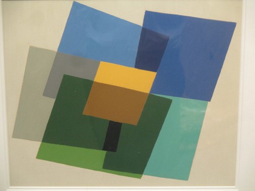Lot 363 - Modern British School Abstract acrylic 31 x 38cm