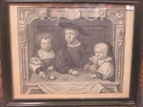 Lot 297 - George Vertue The children of Henry VII and...