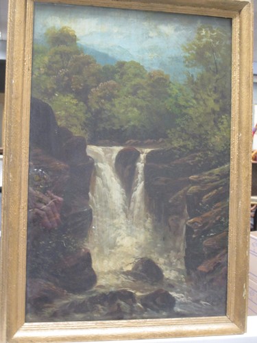 Lot 431 - English School (19th century) A mountainous...