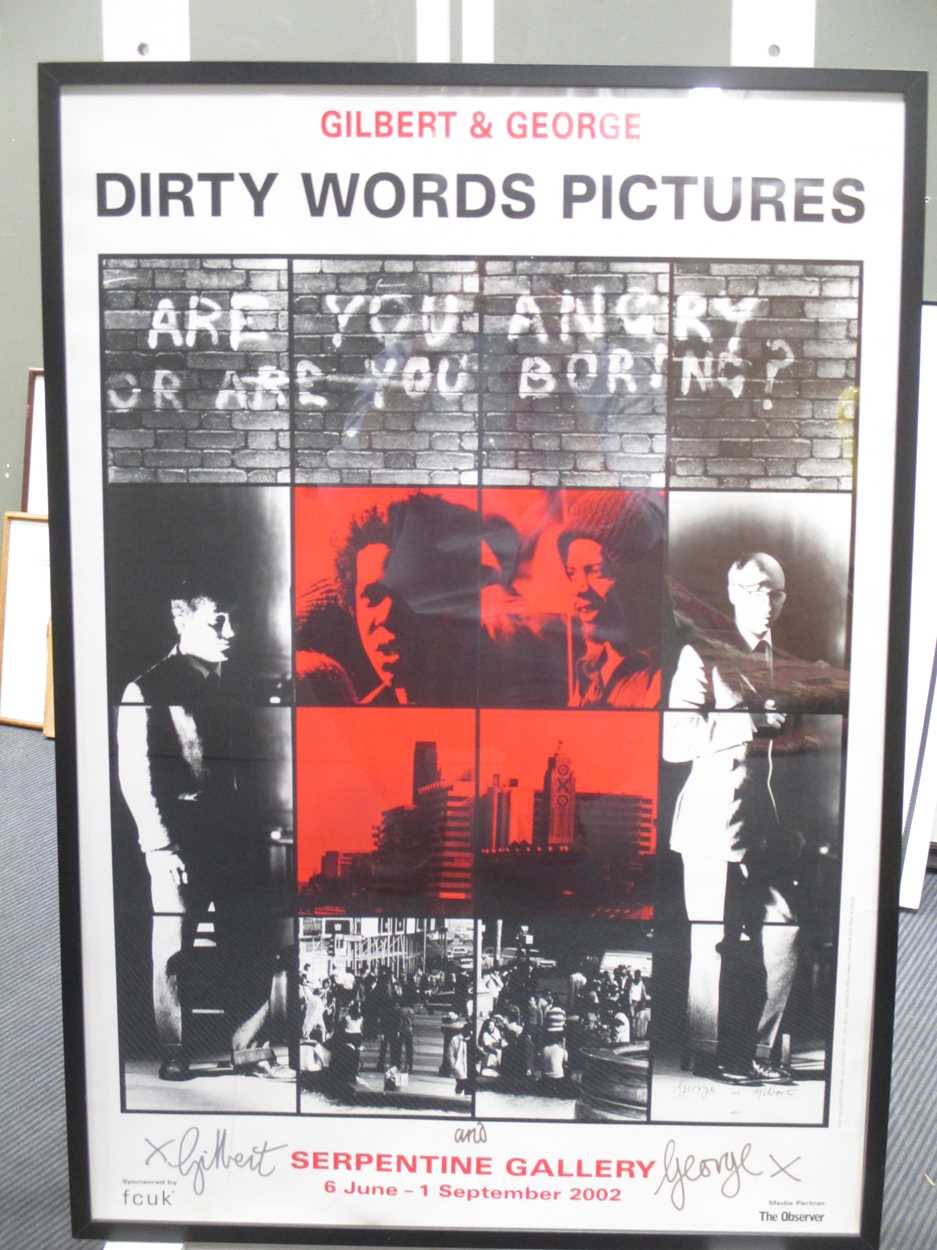 Lot 385 - Gilbert and George Dirty Words Pictures signed...