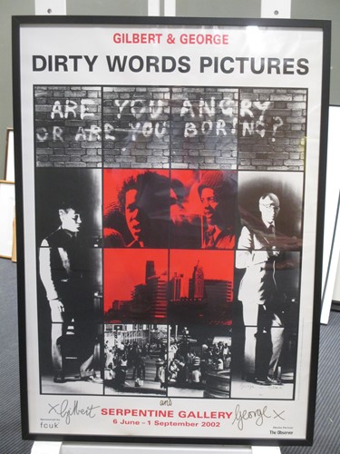 Lot 385 - Gilbert and George Dirty Words Pictures signed...