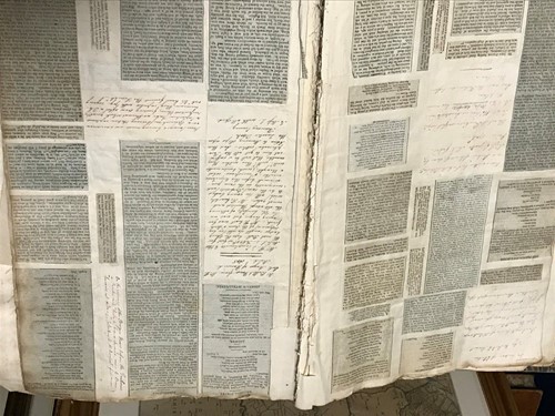 Lot 459 - A large scrap album