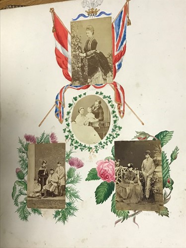 Lot 426 - A photograph album, c.1870s