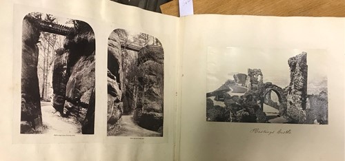 Lot 427 - A photograph album c.1880s