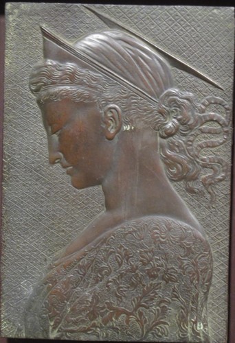 Lot 26 - A late 19th/ early 20th century bronze plaque...