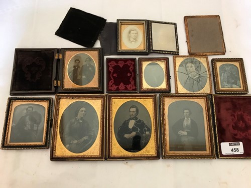 Lot 458 - Victorian portrait photographs