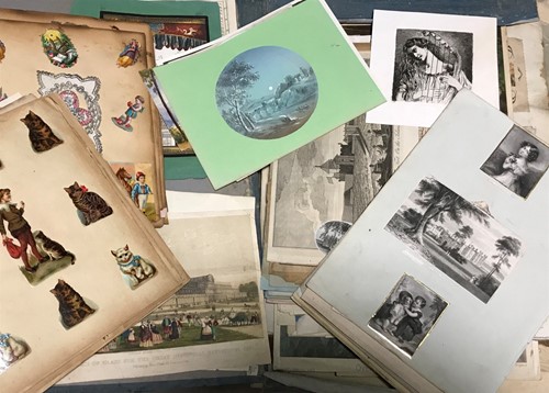 Lot 470 - A folio of various loose 19th and 20th Century prints